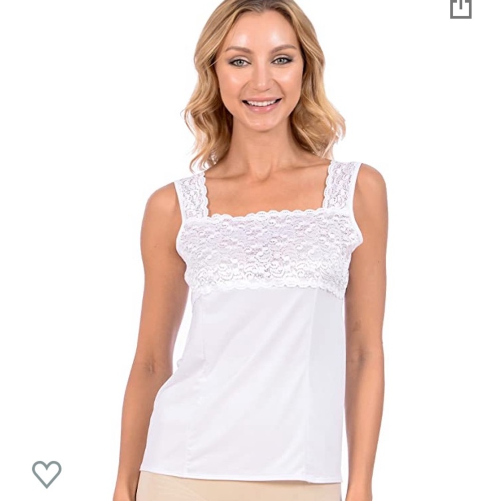 Patricia Lingerie- white lace cami